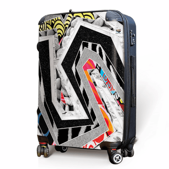 Black & White Graffiti - Singular Luggage