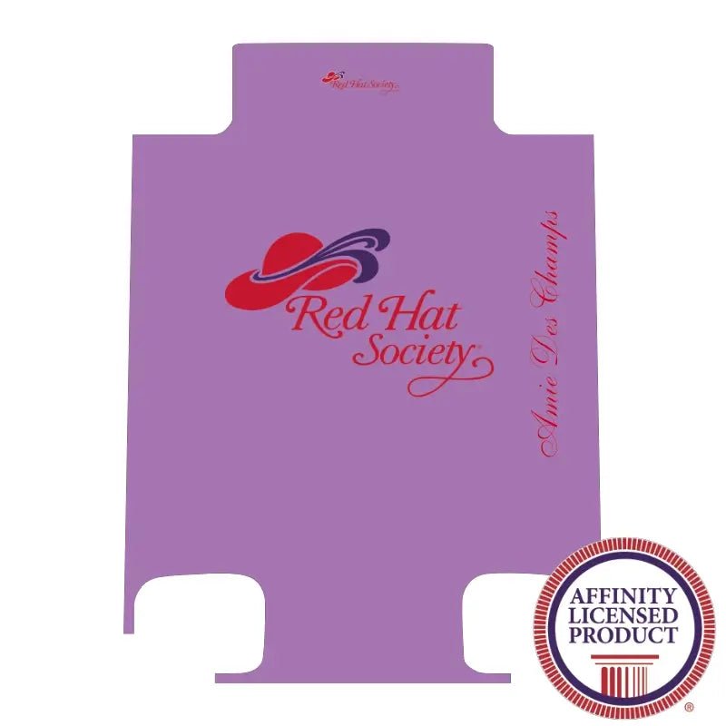 Red Hat Logo in Mauve - Singular Luggage