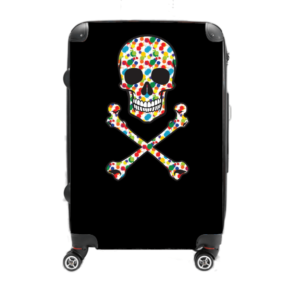 Splatter Paint Pirate - Singular Luggage